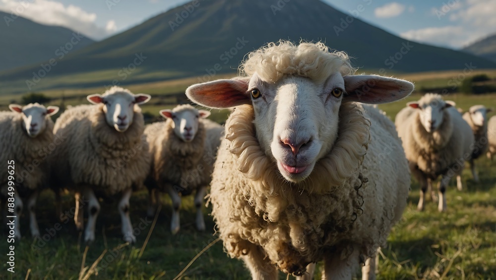 Humorous Sheep Sticking Out Tongue Humorous Sheep Sticking Out Tongue