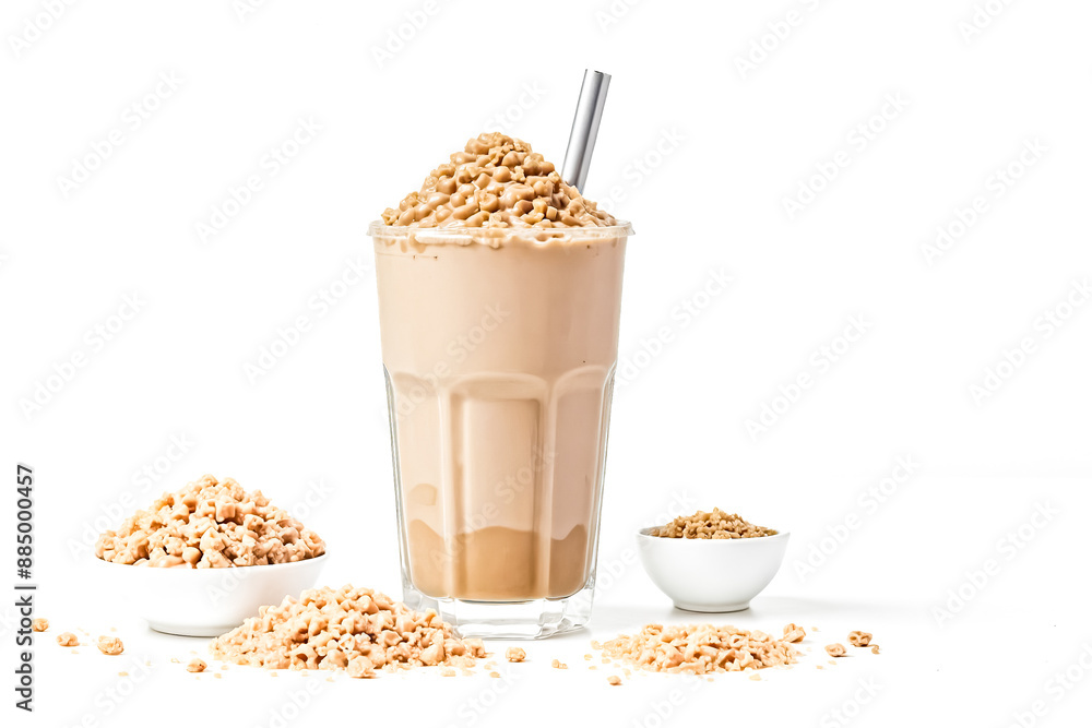 Creamy Coffee Smoothie with Toasted Almonds Creamy Coffee Smoothie with Toasted Almonds