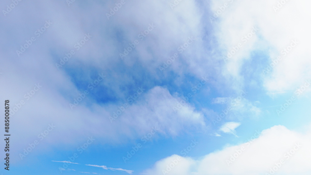 青空と白い雲 青空と白い雲