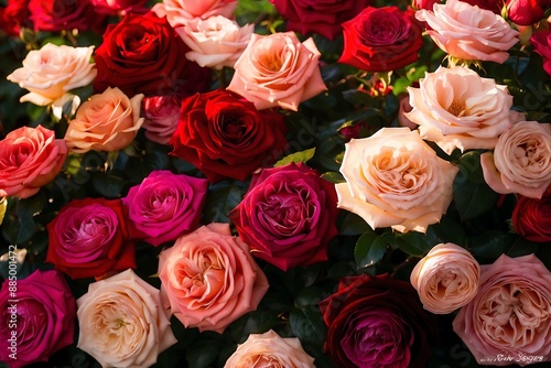 Beautiful Flowers Background with Vibrant Blooms. Photos. Images. Floral. Nature. Garden. Vibrant Flower Background for Photoshoots. Photos. Images. Nature. Floral. Blossoms.