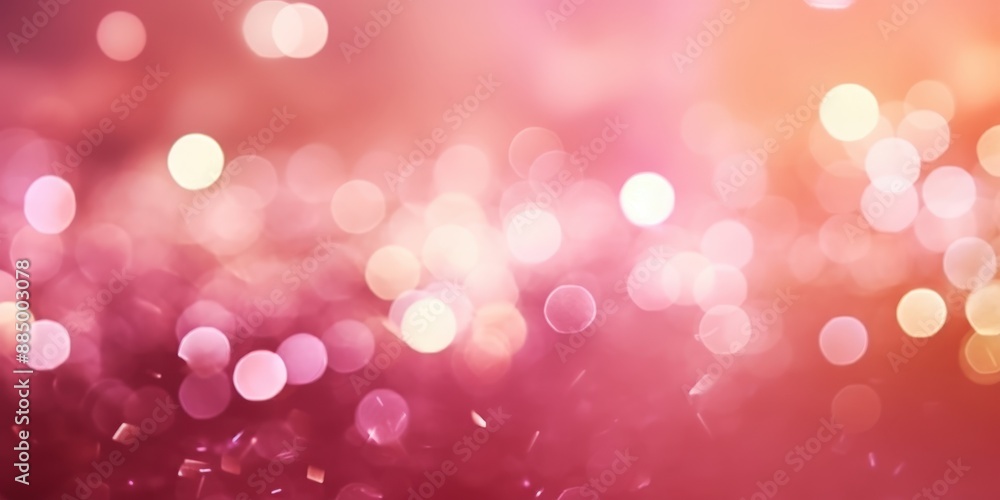 Pink and Orange Bokeh Lights Pink and Orange Bokeh Lights