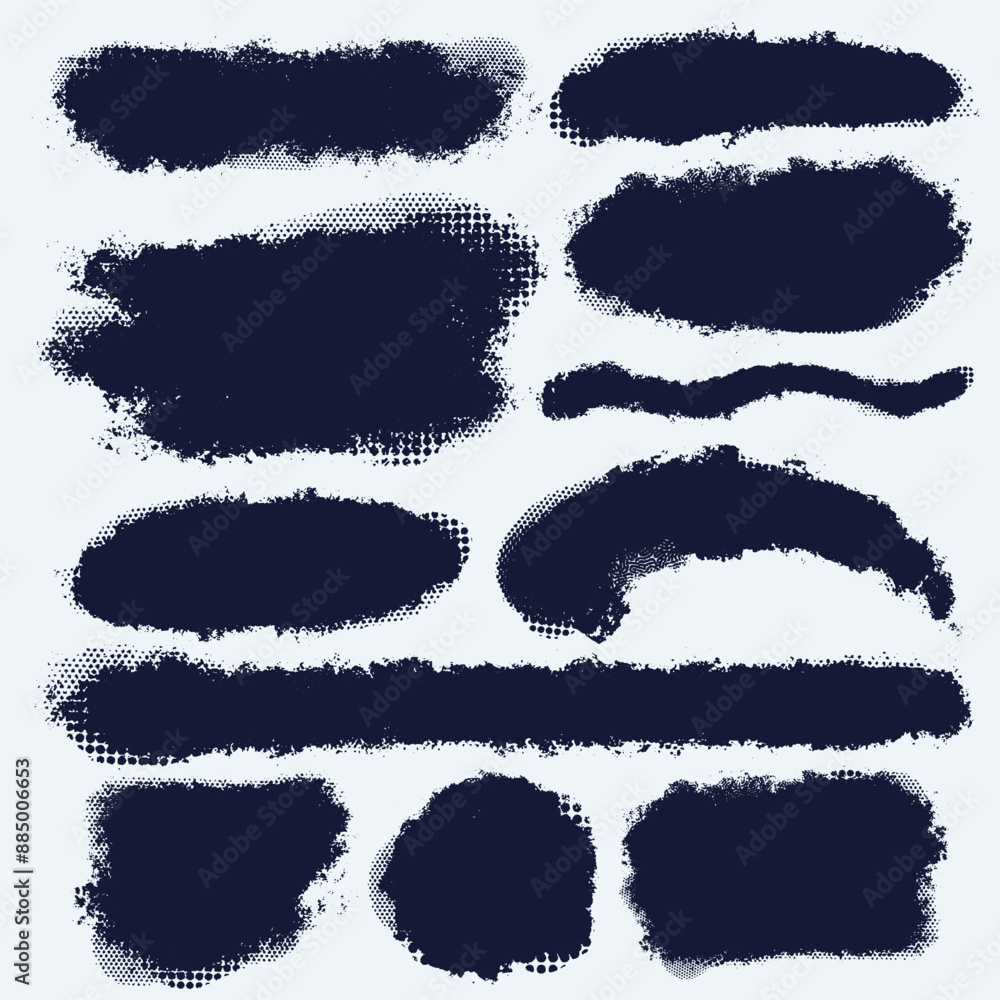 Collection of glitch distorted grunge old shape. Grunge textured. Glitch frame illustration. Vector blue noise grunge logo. Modern trendy defect error shapes. Set of distressed effect vector shapes. Collection of glitch distorted grunge old shape. Grunge textured. Glitch frame illustration. Vector blue noise grunge logo. Modern trendy defect error shapes. Set of distressed effect vector shapes.