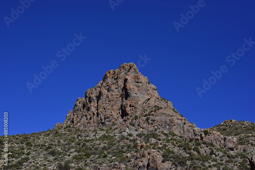 mountain, rock, landscape, sky, nature, stone, hill, desert, travel, mountains, canyon, summer, peak, panorama, geology, cliff, natural, rocks