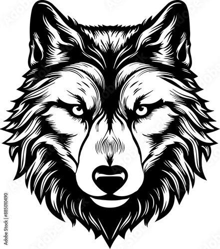 Wolf SVG vector transparent background PNG clipart
