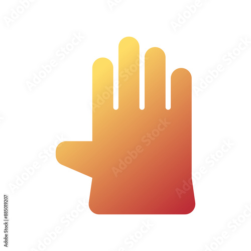 Editable rubber glove vector icon. Industry, household, gardening, landscaping. Part of a big icon set family. Perfect for web and app interfaces, presentations, infographics, etc