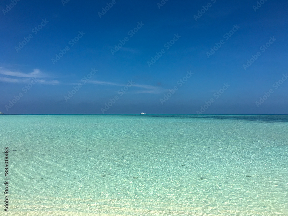 Obraz premium beach with blue sky