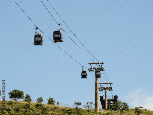 Telesférico del parque de Cabarceno (Cantabria-España)