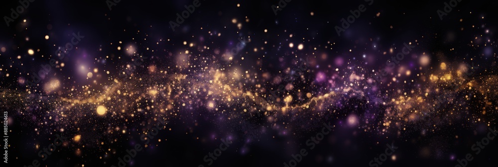 Fototapeta premium Cosmic Dust and Glimmering Stars