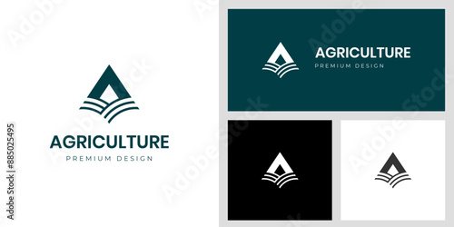 Letter A for Agriculture Logo design for Farm Logo, Bakery, Bread, Pastry, Home Industries Business brand Identity logo