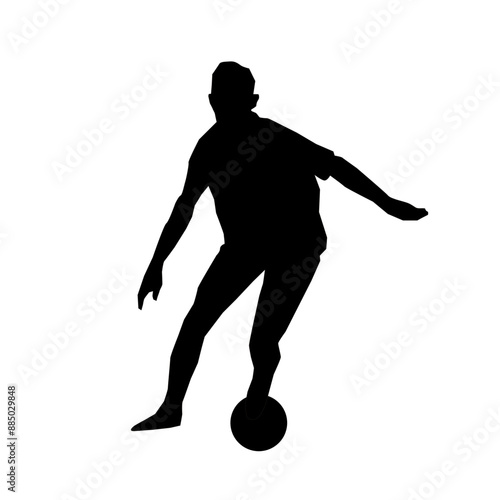 Soccer Player Silhouette © Ibnu
