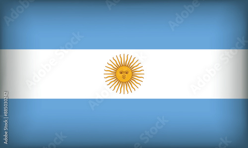 ARGENTINA Flag with Original color