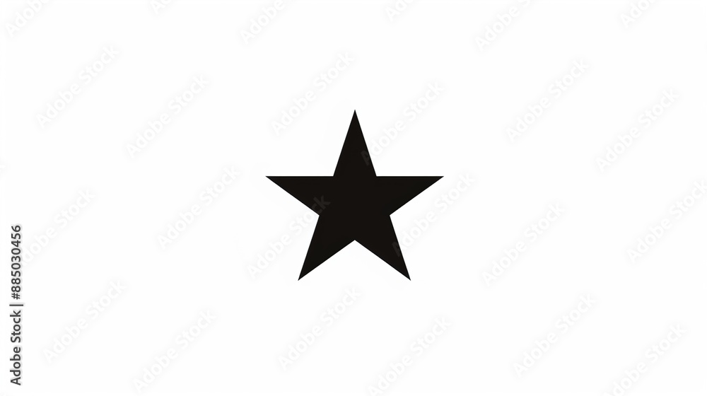 A basic star logo with smooth edges, centered on a bright white background. A basic star logo with smooth edges, centered on a bright white background.