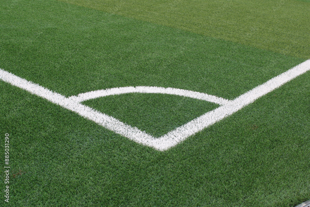 corner kick area of a soccer field corner kick area of a soccer field