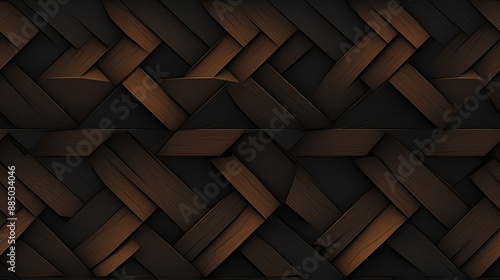 Black abstract seamless pat...