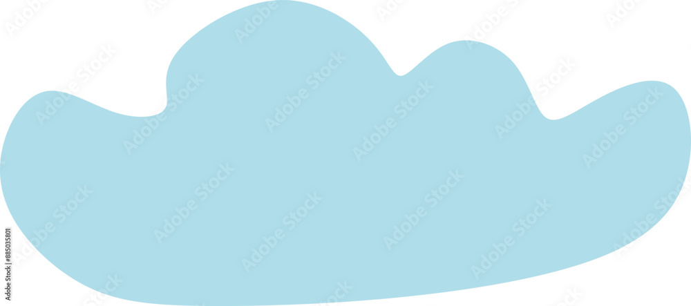 Cloud Doodle Drawing Illustration Cloud Doodle Drawing Illustration