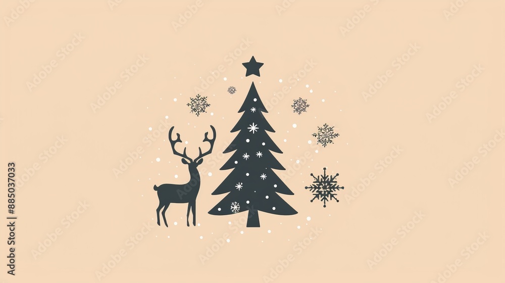 Naklejka premium Unwrapping the magic of Christmas with a delightful discovery, celebrating the joy of the season
