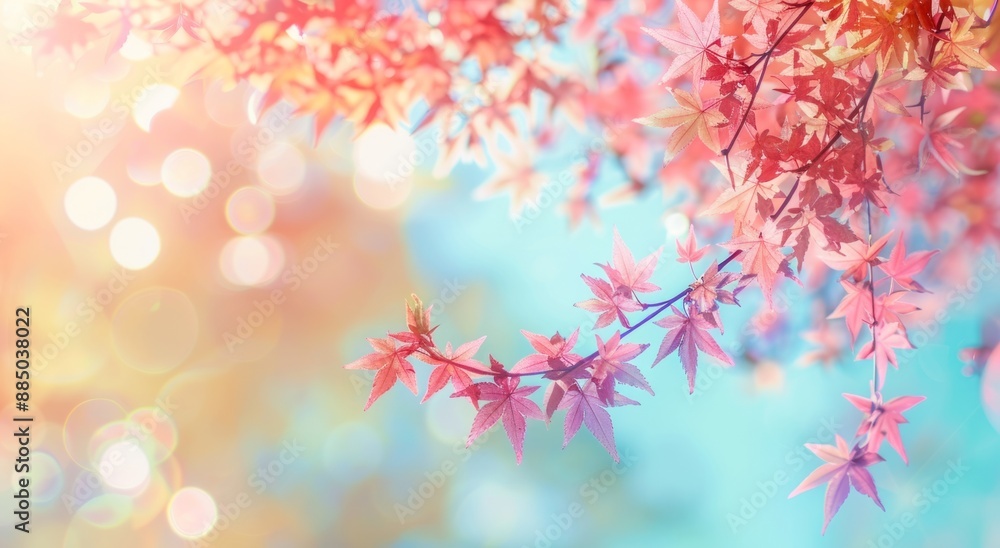 Autumn background with red Japanese maple leaves
Autumn background with red Japanese maple leaves