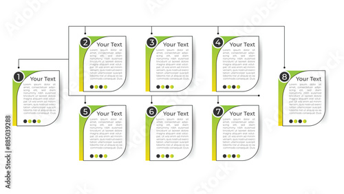 Business infographic template design