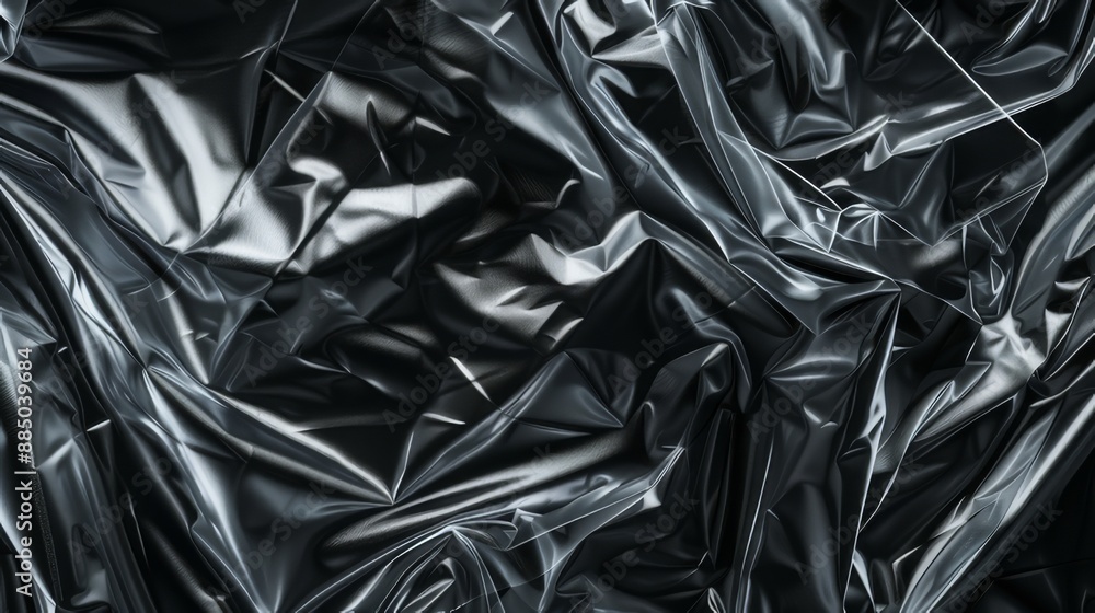 Plastic wrap texture background. Photo overlay effect. Wrinkled transparent black plastic wrap. Clean blank texture overlay effect mock-up template. Plastic wrap texture background. Photo overlay effect. Wrinkled transparent black plastic wrap. Clean blank texture overlay effect mock-up template.