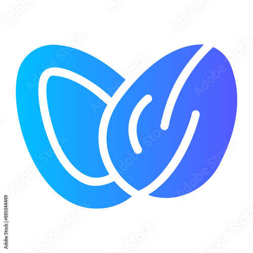 panna cotta Gradient icon