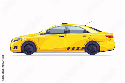 a yellow taxi cab