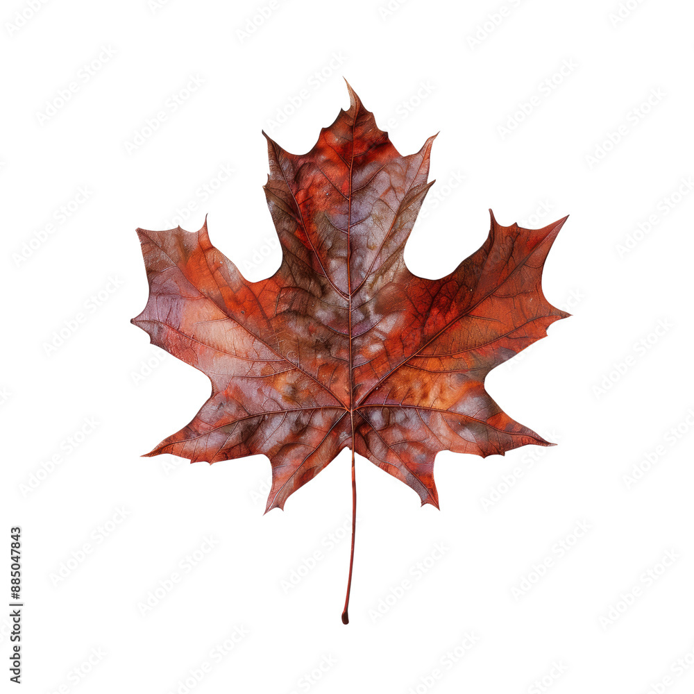 A single, vibrant red maple leaf isolated on a black background. The leaf's intricate veins are visible, showcasing the beauty of autumn foliage. A single, vibrant red maple leaf isolated on a black background. The leaf's intricate veins are visible, showcasing the beauty of autumn foliage.