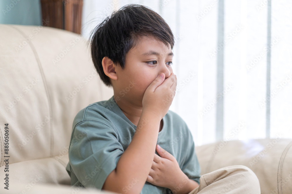 Sick asian boy touching neck unwell coughing with sore throat pain,lung cancer,bronchitis,Bronchial Asthma,Tuberculosis,pneumonia,covid-19,eco air pollution pm2.5.insurance and hospital Sick asian boy touching neck unwell coughing with sore throat pain,lung cancer,bronchitis,Bronchial Asthma,Tuberculosis,pneumonia,covid-19,eco air pollution pm2.5.insurance and hospital