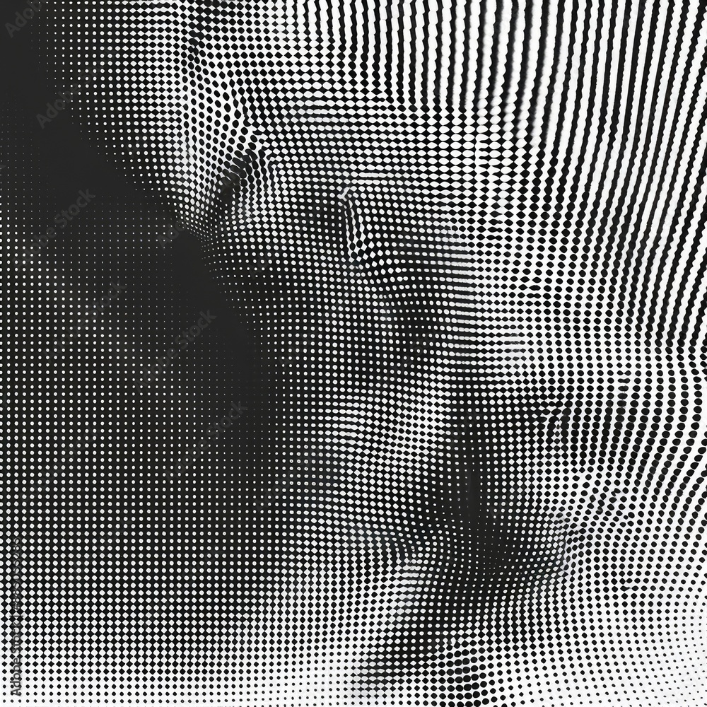 A halftone pattern abstract background of rippled wavy lines, creating a sense of movement A halftone pattern abstract background of rippled wavy lines, creating a sense of movement