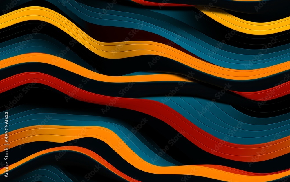 Abstract seamless pattern background with wavy lines Abstract seamless pattern background with wavy lines