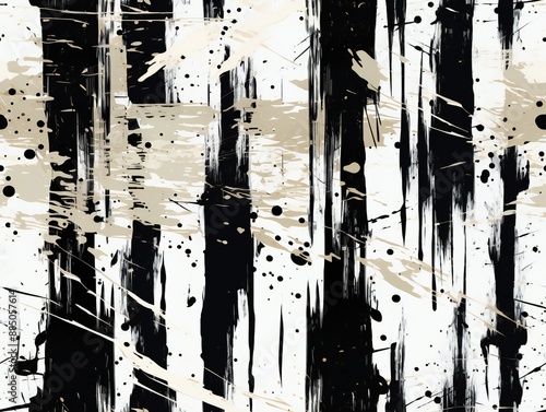 An abstract striped pattern...