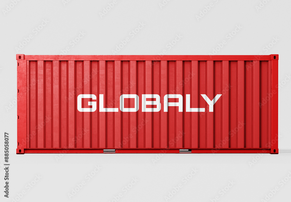 Container Mockup With Generative AI Stock Template | Adobe Stock