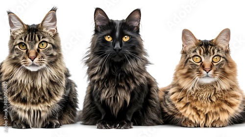 Wallpaper Mural Visual timeline of Felis silvestris catus Domestic Cat evolution breeds diversity showcasing domestication history and worldwide habitats with writing space and open area Torontodigital.ca