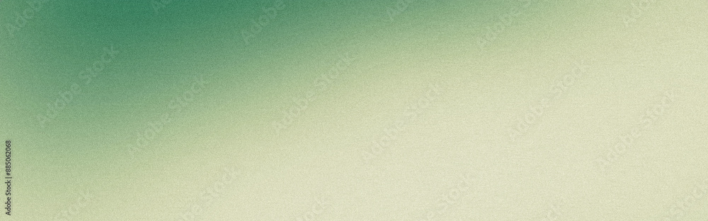 Green and beige grainy gradient background fading to white, banner format Green and beige grainy gradient background fading to white, banner format