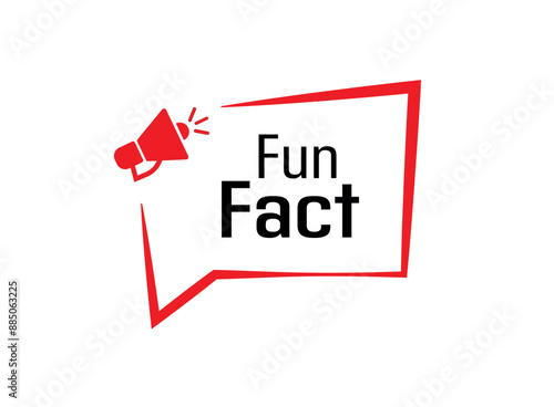 fun fact text information sign