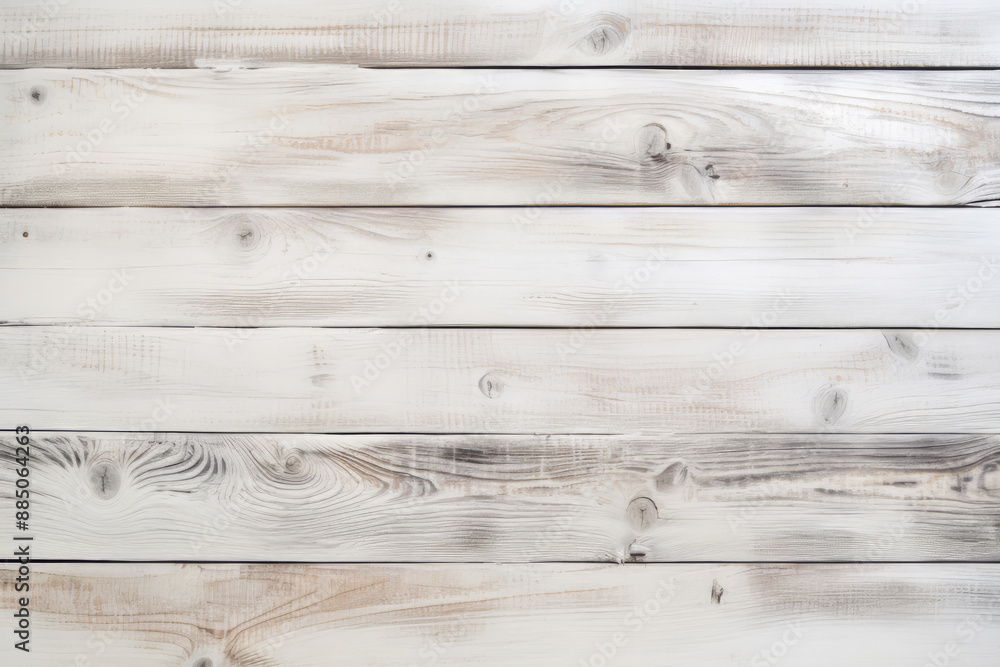 Naklejka premium Processed collage of old stained white wooden wall texture. Background for banner, backdrop