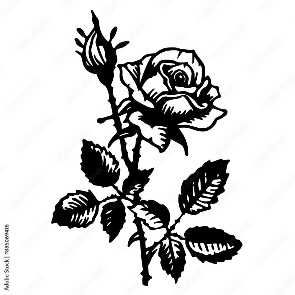 Rose SVG vector transparent background PNG clipart Rose SVG vector transparent background PNG clipart