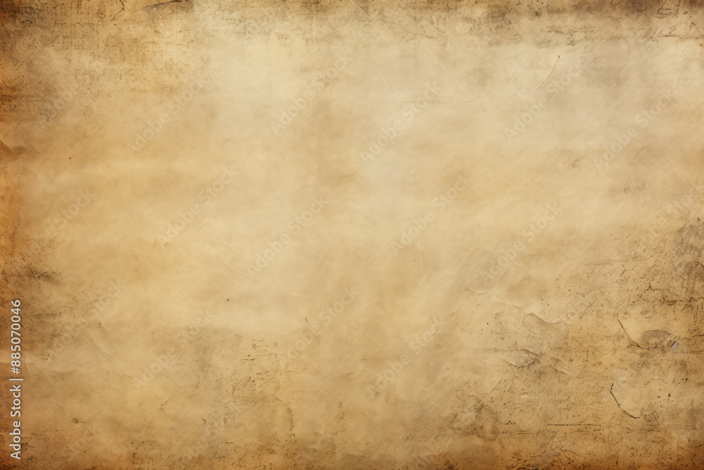 Processed collage of ancient scroll sheet of brown aged paper texture. Background for banner Processed collage of ancient scroll sheet of brown aged paper texture. Background for banner