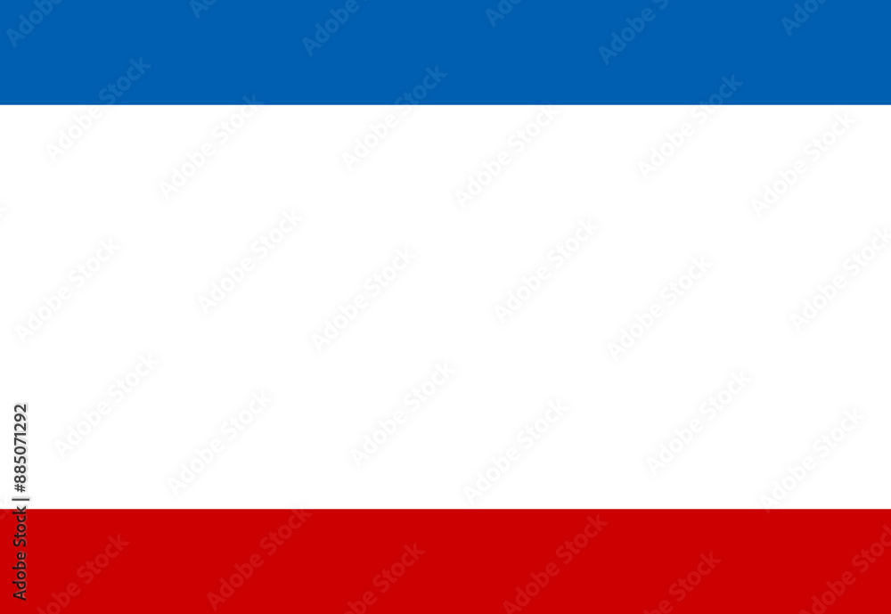 Naklejka premium Republic of Crimea flag illustrator country flags