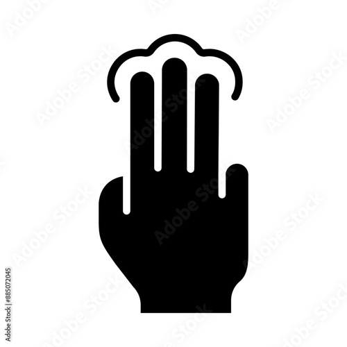 Gesture set icon. Swipe, tap, doubleclick, rotate, pinch, zoom, scroll, gesture, touchscreen, interaction, user interface, hand movement, multitouch, gesture, swipe, pinch, control