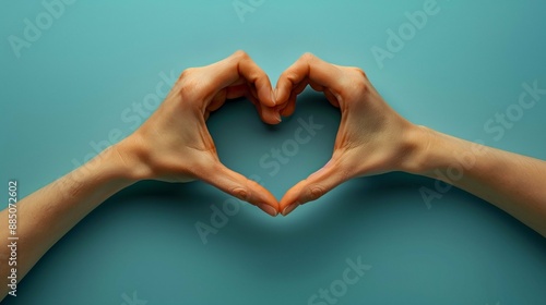 heart shaped hands