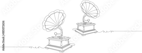 gramophone vector design, eps 1