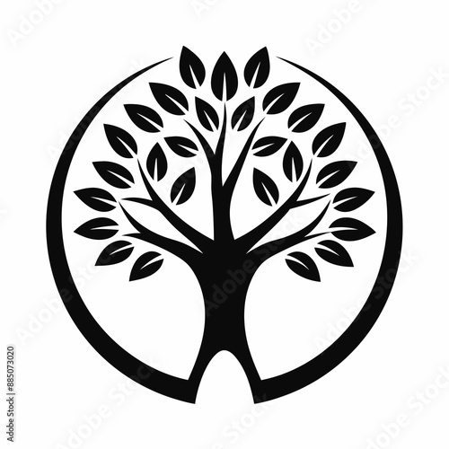 dental tree logo vector