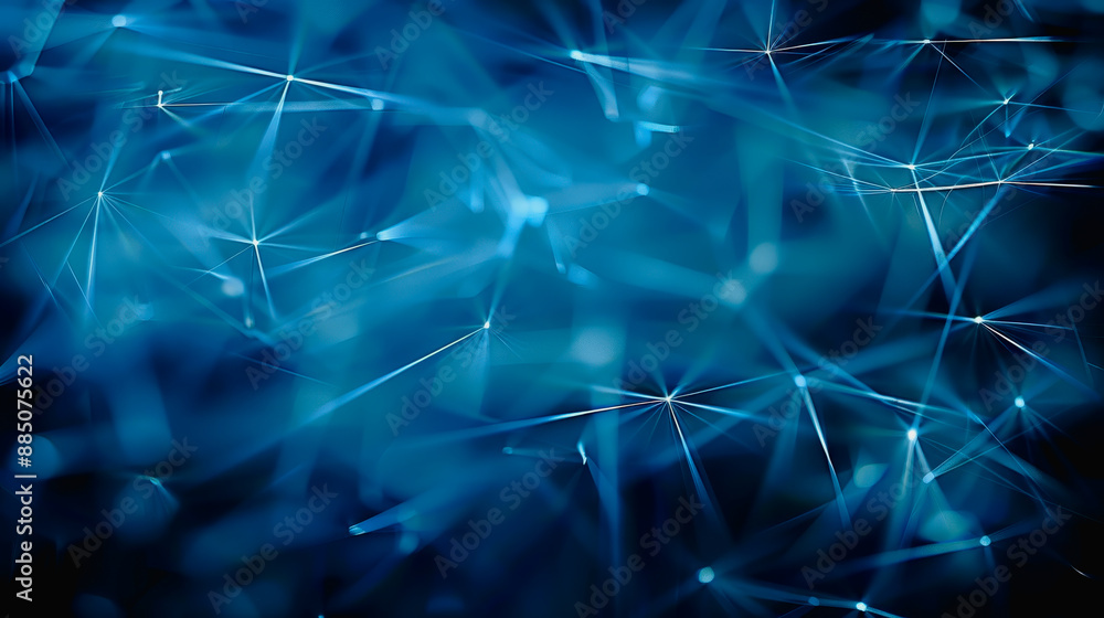 Abstract futuristic scene with vibrant blue lines and geometric patterns Abstract futuristic scene with vibrant blue lines and geometric patterns