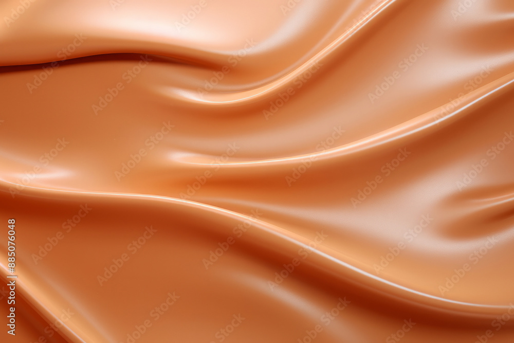 Fototapeta premium Processed collage of brown liquid silicon or plastic surface texture. Background for banner
