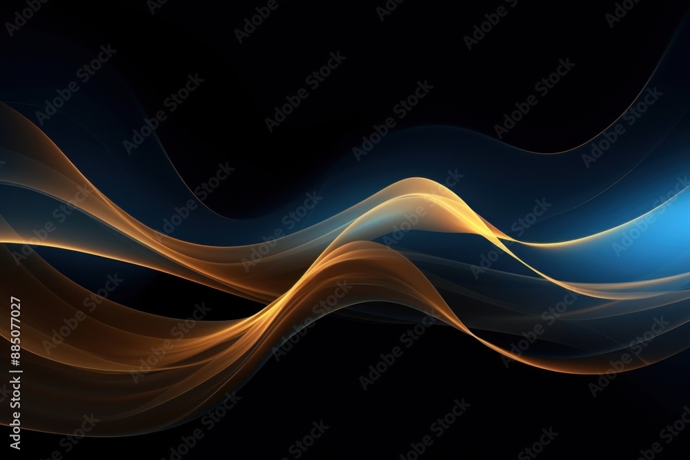 Abstract flowing light waves Abstract flowing light waves