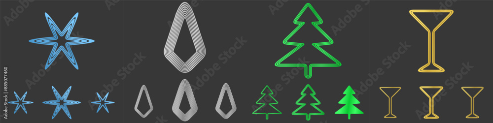 Line logo design collection Line logo design collection