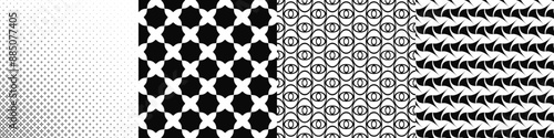 Black and white pattern collection