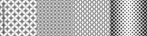 Black and white pattern collection
