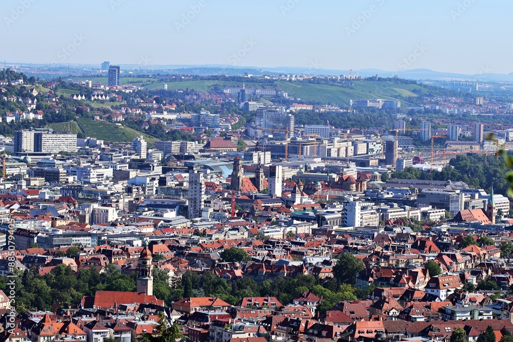 Stuttgart von oben Stuttgart von oben