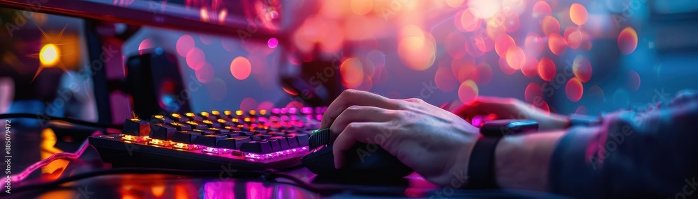 Esports competition moment, capturing intensity and focus, the new age of sports Esports competition moment, capturing intensity and focus, the new age of sports